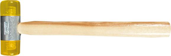 Пластиковий молоток жовтого кольору 22 мм розмір 1 FORTIS