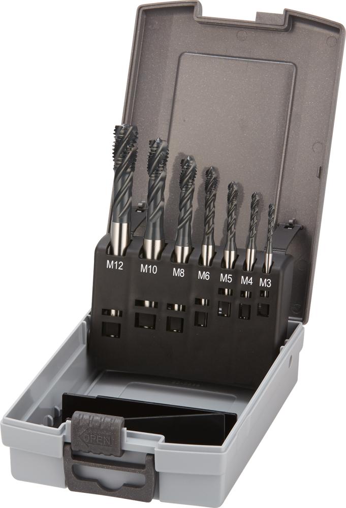 Набір машинних мітчиків HSSE, наплавлених, тип INOX 6H M3-M12 FORTIS