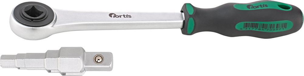 Набір з 2 тріскачок, включаючи тріскачку FORTIS 1/2″