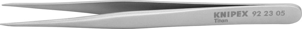 Прецизійний титановий пінцет із загостреним краєм, 120 мм KNIPEX