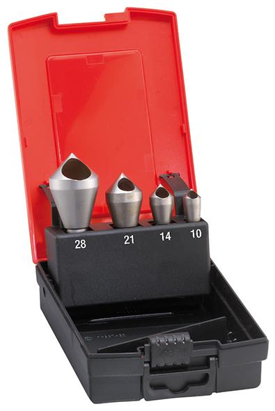 Набір зенкерів HSSE для зняття задирок з поперечним отвором 90°, FORMAT 2 – 20 мм