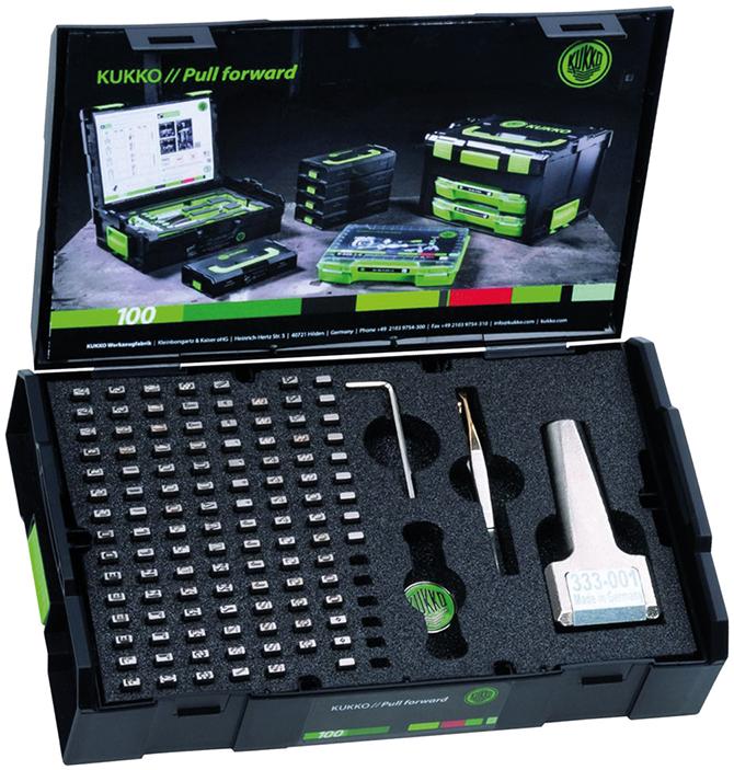 Набір тримачів для шрифтів з висотою маркування 5 мм KUKKO