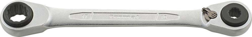 Тріскачковий ключ Quadro 10×13/17×19 мм FORMAT