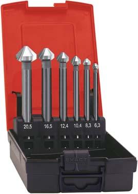 Набір подовжених конічних зенкерів, HSS 90°, 6,3 – 20,5 мм, FORMAT