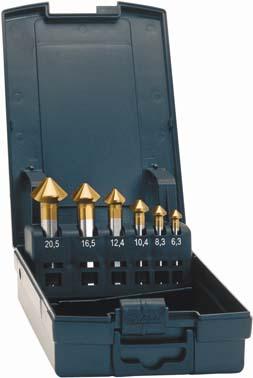 Набір конічних зенкерів Advanced TiN форма C 90° 6,3 – 20,5 мм EXACT