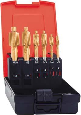Набір плоских зенкерів для різьбових отворів DIN373 TiN FORMAT M3-M10