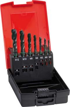 Набір машинних мітчиків DIN371/376 HSSE TiN форма C FORMAT M3-M12
