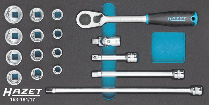 Модуль інструментів 1/3 для торцевого ключа 163-181/17 Hazet