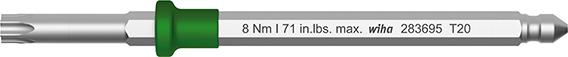 Запасне лезо Wiha TorqueFix-Key T6