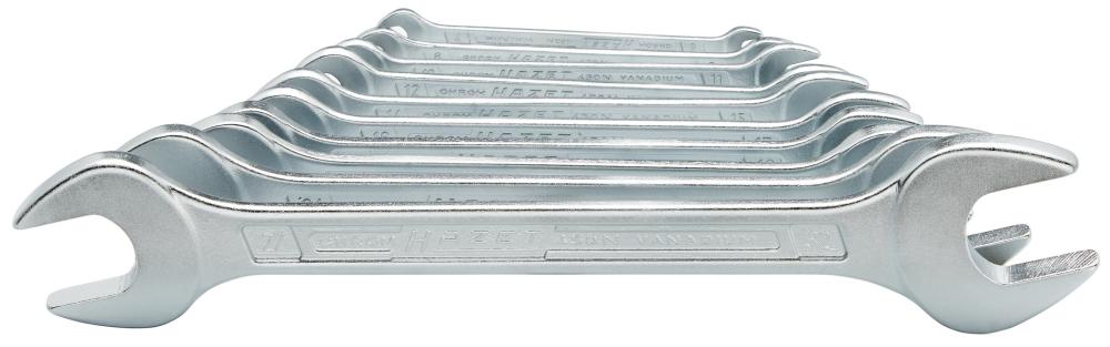 Набір двосторонніх ключів DIN3110 6 – 32 мм, 10 предметів у картонній коробці Hazet