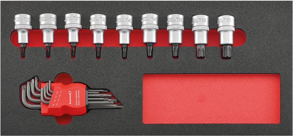 Модуль інструментів 1/3″ для адаптерів торцевих ключів 1/2″ T FORMAT