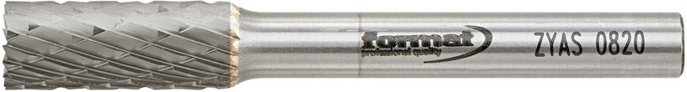 Технічний твердосплавний циліндричний різець з торцевими зубцями 0820 C 6 мм 8 x 20 мм FORMAT