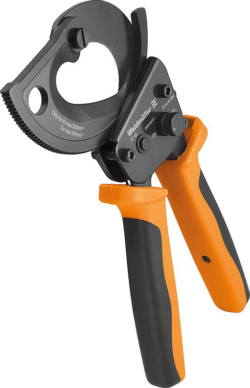 Різак для кабелю KT 40 з храповою функцією, діаметр до 40 мм, Weidmüller