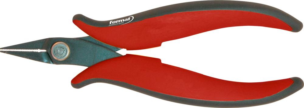 Плоскі плоскогубці для електроніки 145 мм FORMAT