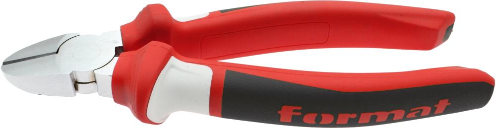 Плоскогубці бічні, хромовані, з 2-компонентними ручками 125 мм, FORMAT