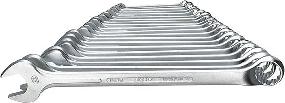 Набір комбінованих накидних та ріжкових ключів DIN3113B 8-32 мм, 20 предметів, у коробці Gedore