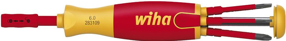 Тримач біт VDE з магазином, 6 предметів, шліц/PH Wiha