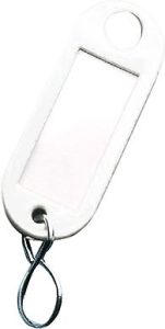 Prívesok na kľúče 1000 biela