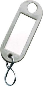 Prívesok na kľúče 1000 sivá