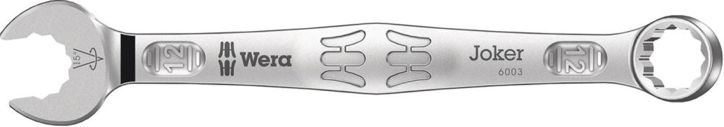 Kombinovaný očkový a vidlicový kľúč JOKER 12 mm Wera
