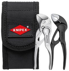 Sada klieští mini XS 2-dielna v taške na opasok Knipex