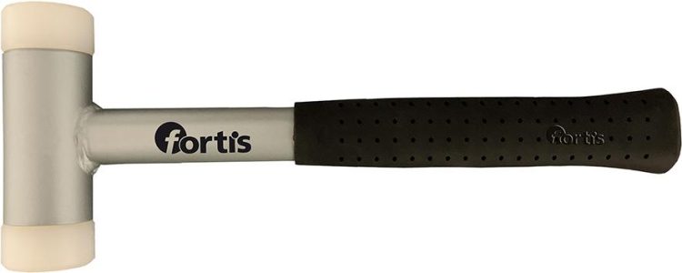 Kladivo s mäkkým povrchom60mm s rúčkou z oceľovej rúrky bez spätného pohybuFORTIS