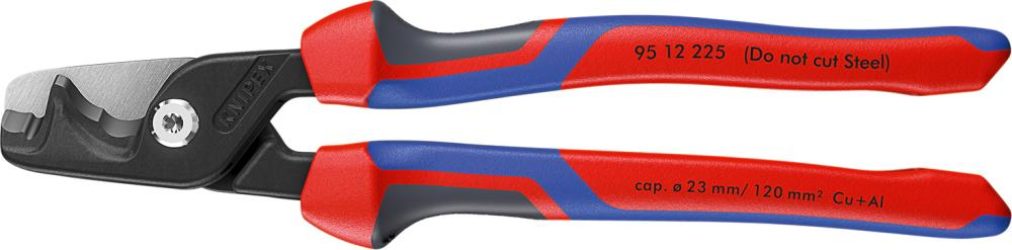 Nožnice na káble s viaczložkovými rukoväťami225mm KNIPEX