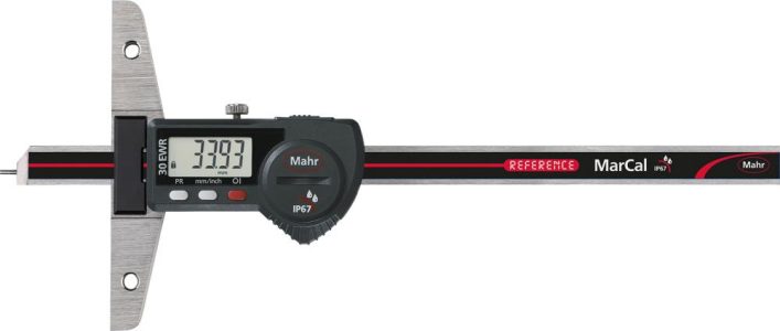 Digitálny posuvný hĺbkomer 30EWR IP67 500mms údajmi MAHR