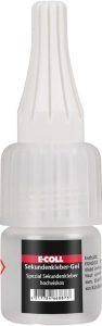 Gélové sekundové lepidlo 5 g fľaša E-COLL