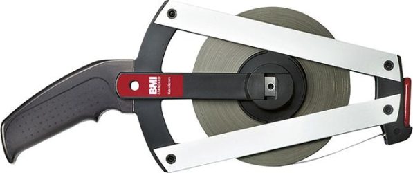 Rámové meracie pásmo nehrdzavejúce 50 m x 13 mm Začiatok meradla B Flextop Štandardné BMI