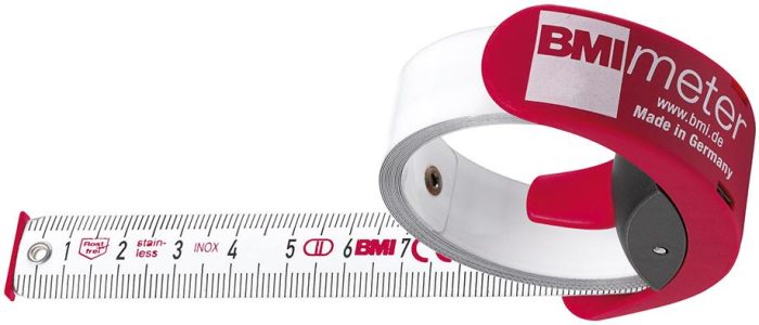 Vreckové meracie pásmo BMImeter 3mx16 mm biele BMI