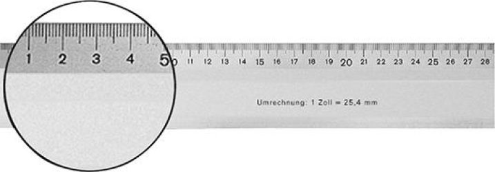 Pravítko z ľahkého kovu 600 mm FORMAT