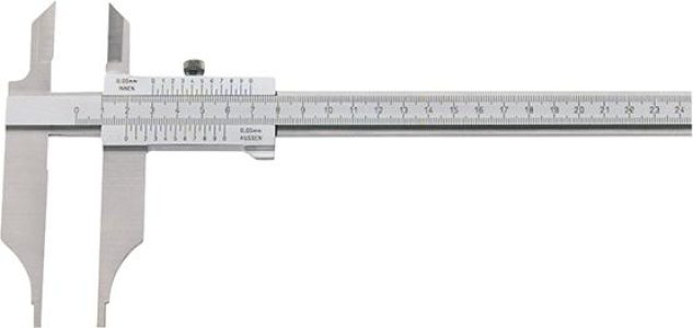 Dielenské posuvné meradlo bez paralaxnej chyby s hrotmi 500x150 mm FORMAT