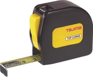 Vreckové meracie pásmo TOP CONVE 5mx13 mm žlté Tajima