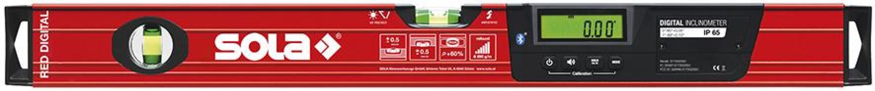 Digitálna vodováha RED 180 digital Sola