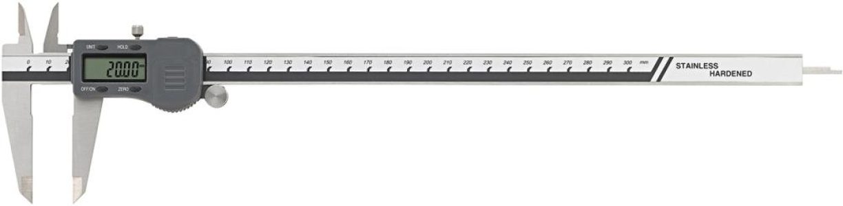 Digitálne vreckové posuvné meradlo 300 mm s údajmi ET FORTIS