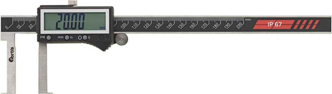 Digitálne posuvné meradlo na drážky 35-200/0