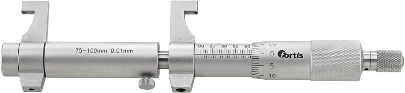 Vnútorný mikrometer s meracími plochami z TK 75 – 100 mm FORTIS