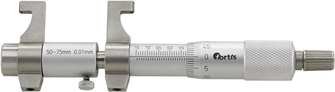 Vnútorný mikrometer s meracími plochami z TK 50 – 75 mm FORTIS