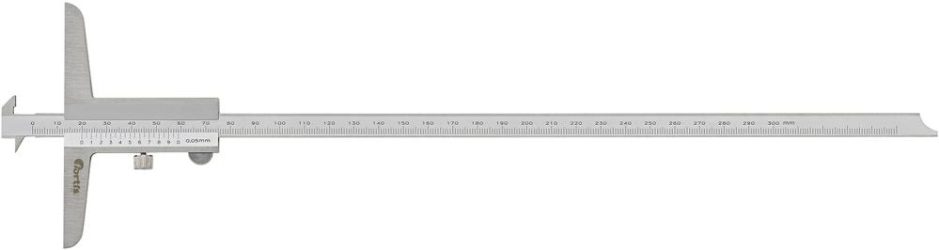 Posuvný hĺbkomer s dvojitým hákom s dvojitými meracími plochami 300 mm FORTIS