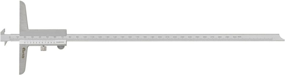 Posuvný hĺbkomer s dvojitým hákom s dvojitými meracími plochami 300 mm FORTIS