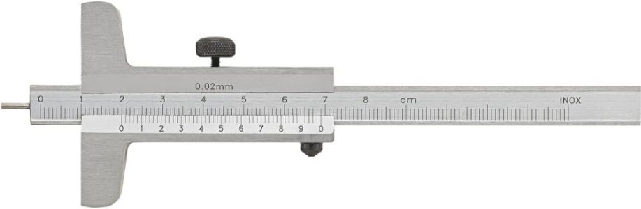 Posuvný hĺbkomer s kolíkom 80 mm 1/50 FORTIS