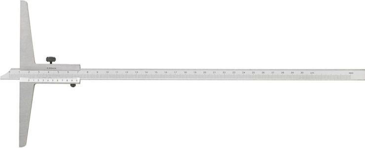 Posuvný hĺbkomer 300 mm 1/50 FORTIS