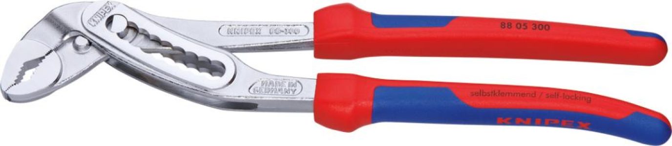 Vodárenské kliešte Aligátor s s viackomponentovýmuchopením 300 mm KNIPEX