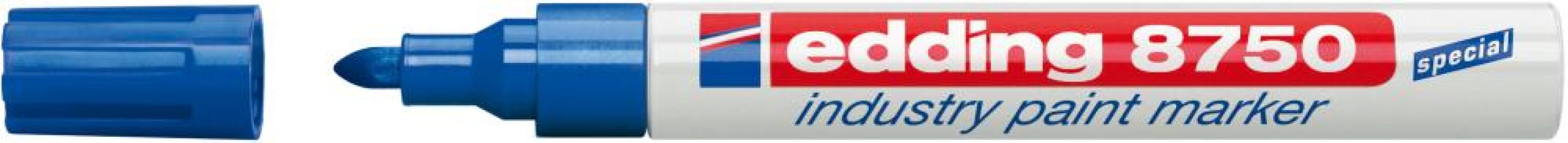 Priemyselný značkovač na laky 8750 modrá farba edding