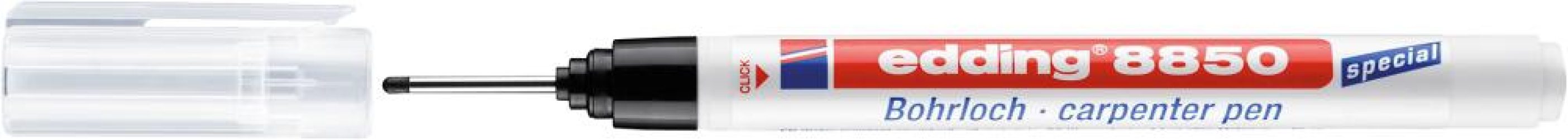 Značkovač vrtných otvorov 8850/1 čierna farba edding