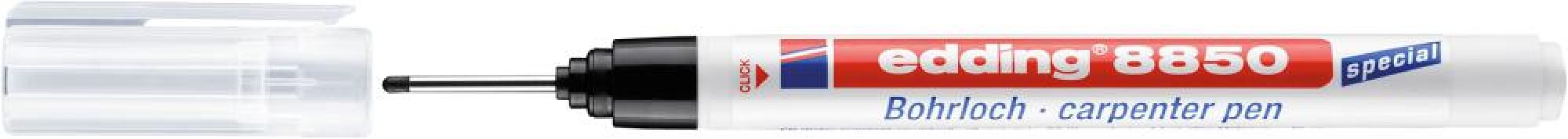 Značkovač vrtných otvorov 8850/1 čierna farba edding