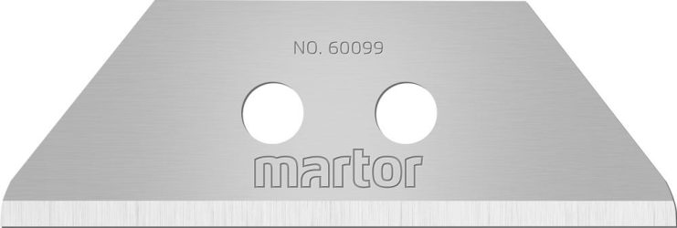 Nožová čepeľ zaoblená v balení 10 ks martor