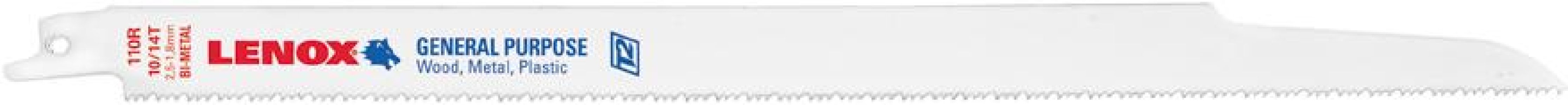 List pre šablovitú pílu 305x19x1