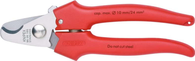 Káblové nožnice s otváracou pružinou 165 mm KNIPEX